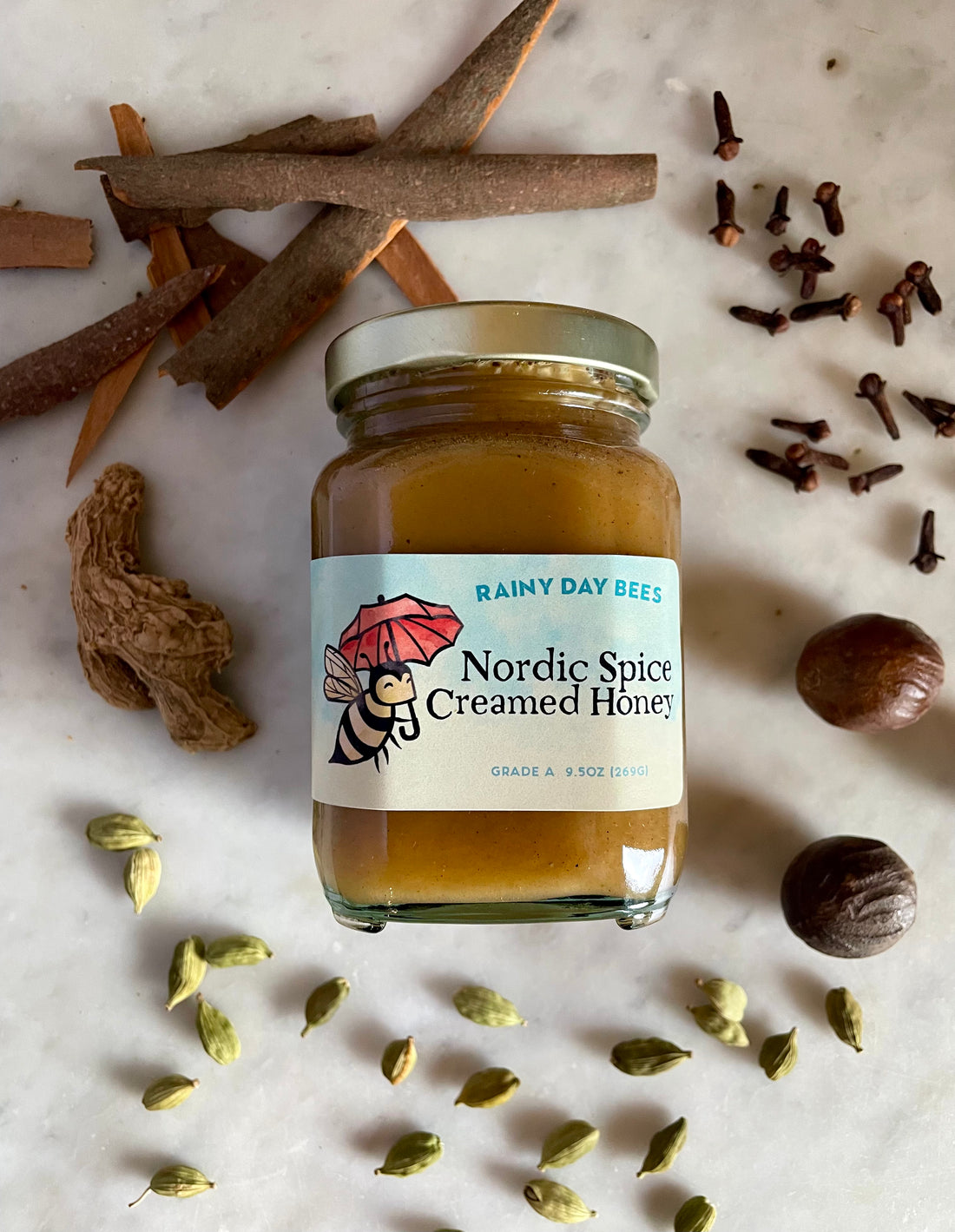 Nordic Spice Creamed Raw Honey