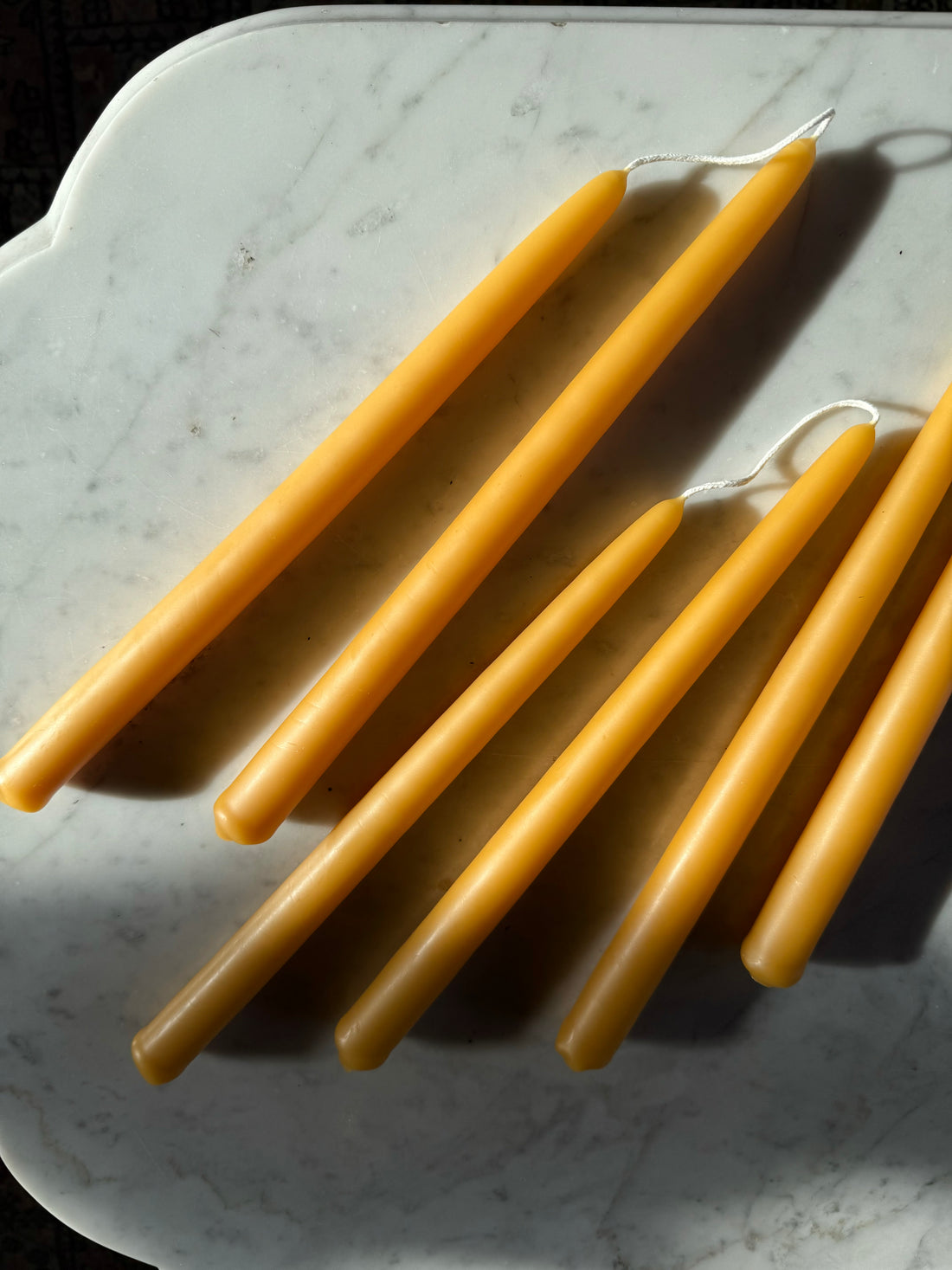 Beeswax Taper Candles