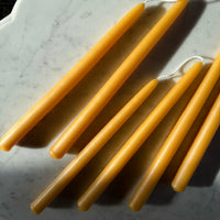 Beeswax Taper Candles