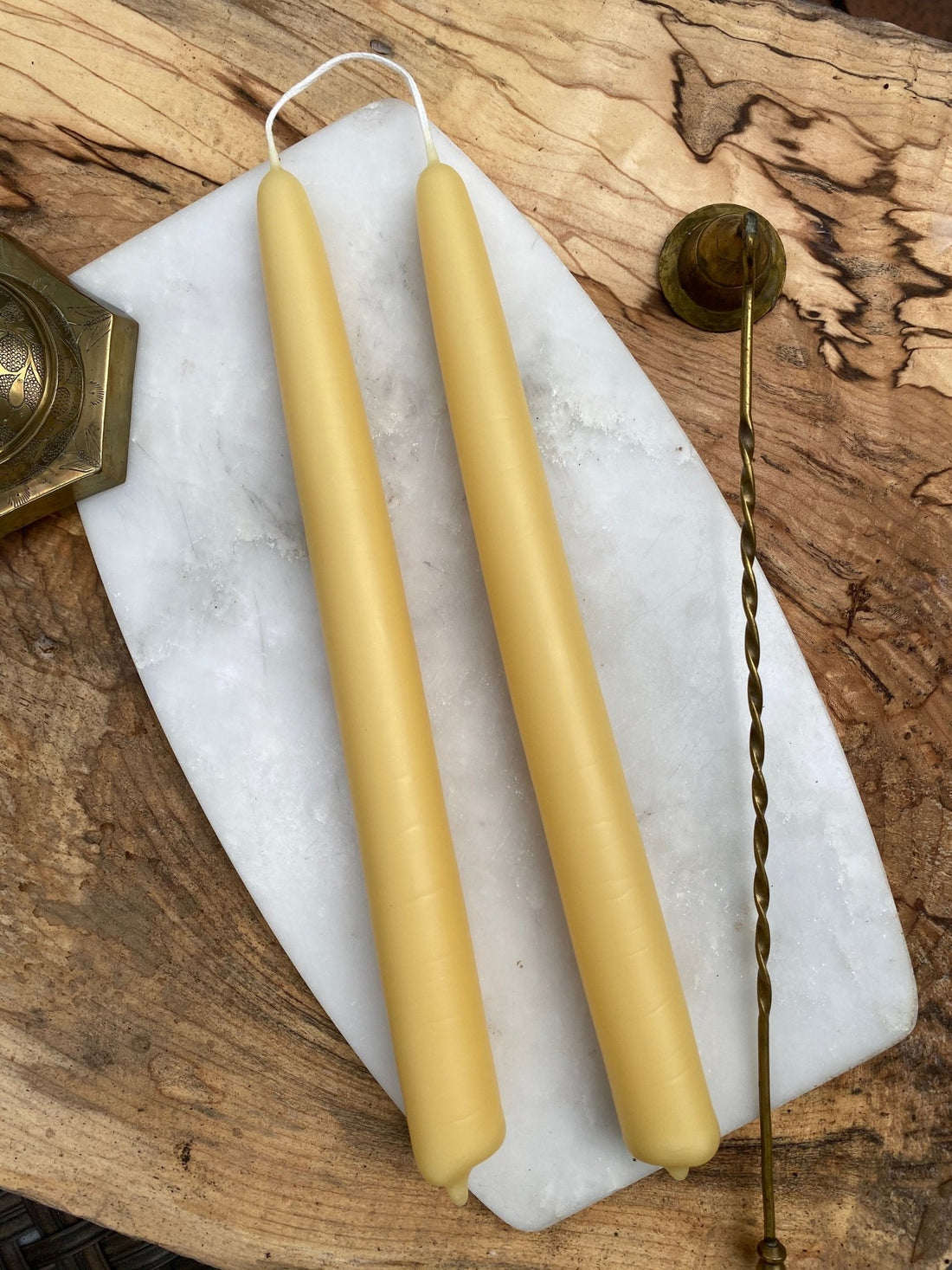 Beeswax Taper Candles
