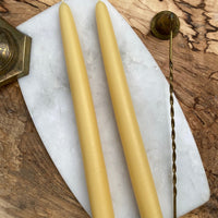 Beeswax Taper Candles