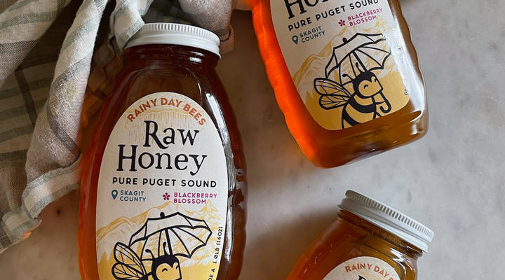 Pure Puget Sound raw local honey from Seattle, Skagit County, Pierce County and more