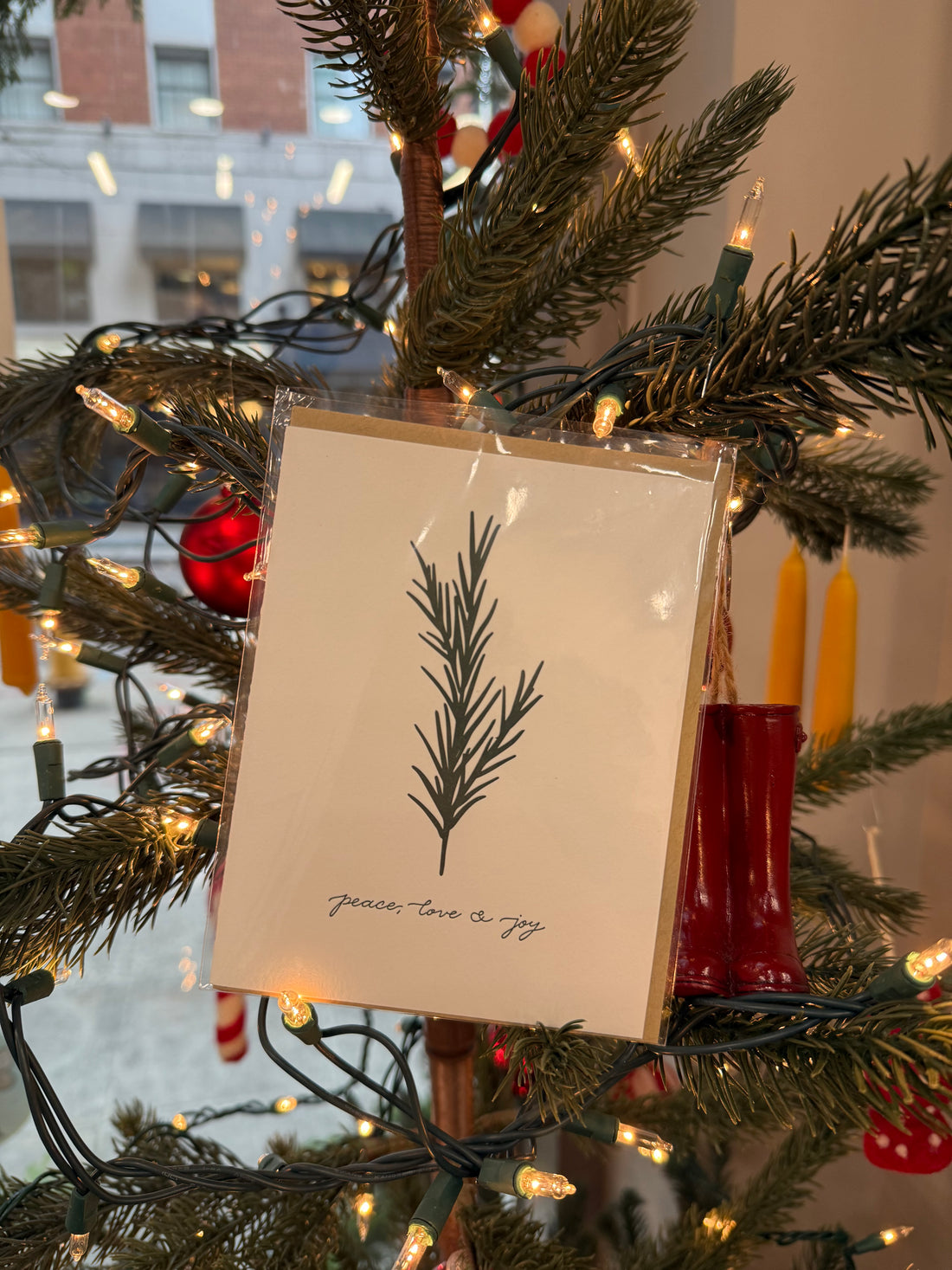 Letterpress Holiday Card