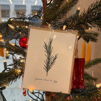 Letterpress Holiday Card