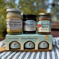 Large Creamed Honey Trio