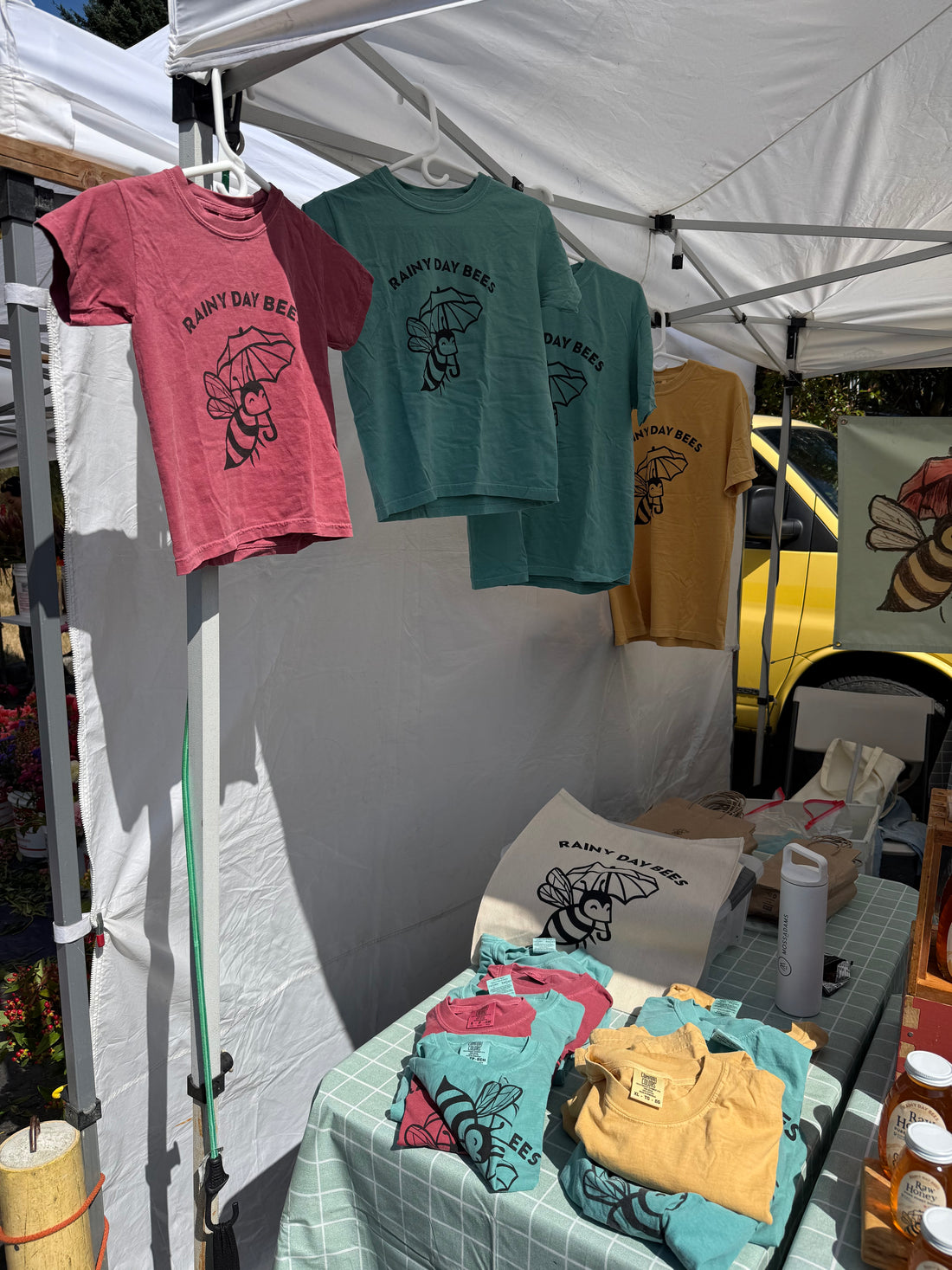Rainy Day Bees T-Shirt - Youth