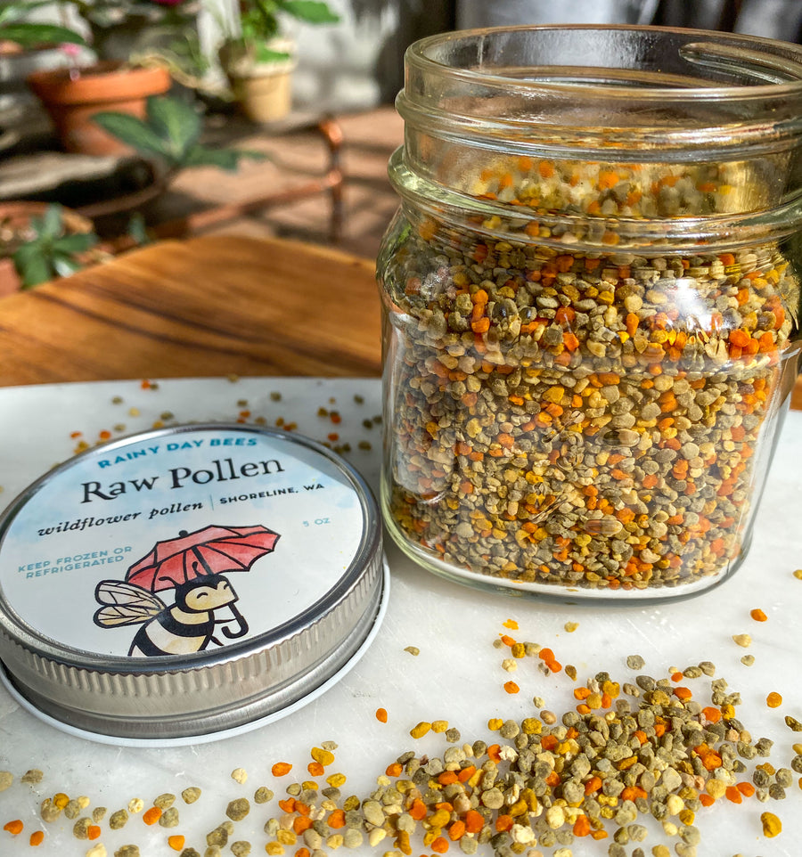 Raw Bee Pollen from Rainy Day Bees in Shoreline